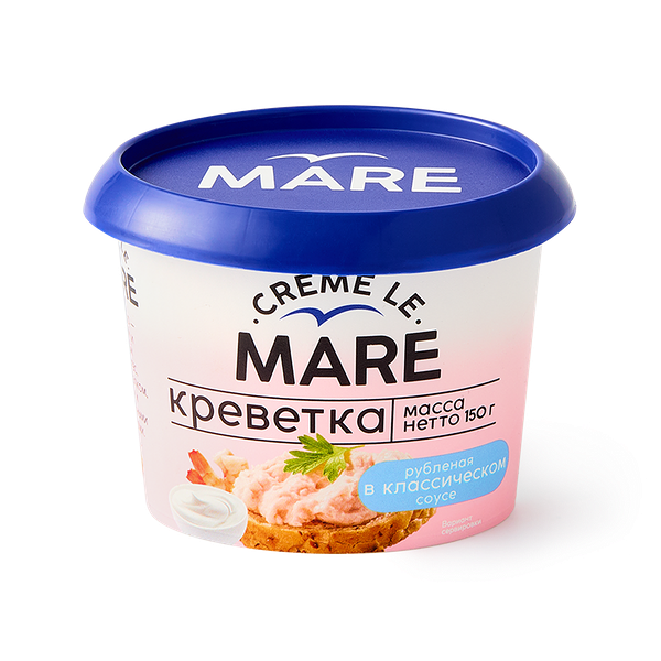 Кревет­ка рубле­ная Creme в соусе