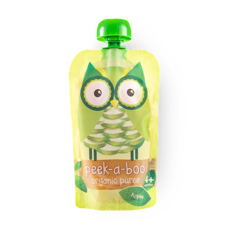 Пюре органическое Peek-a-boo яблоко с 4 месяцев без сахара
