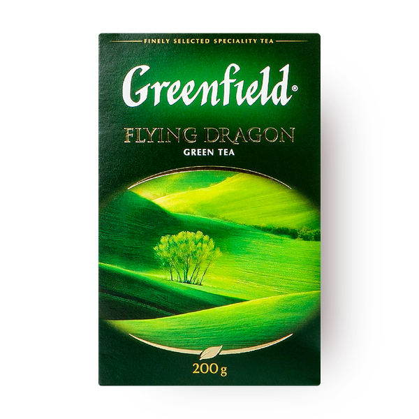 Чай зелёный Flying Dragon Greenfield листовой