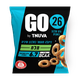 GO pretzels with salt enriched with protein and fiber