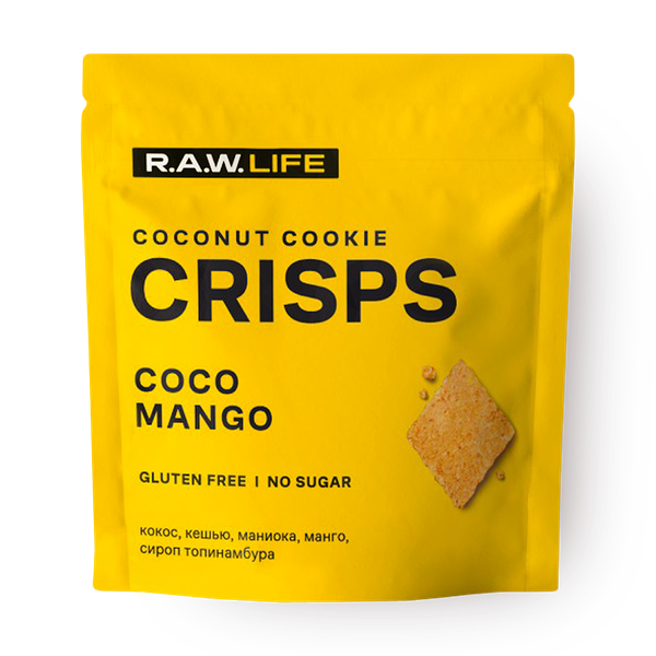 Печенье кокосо­вое Crisps RawLife