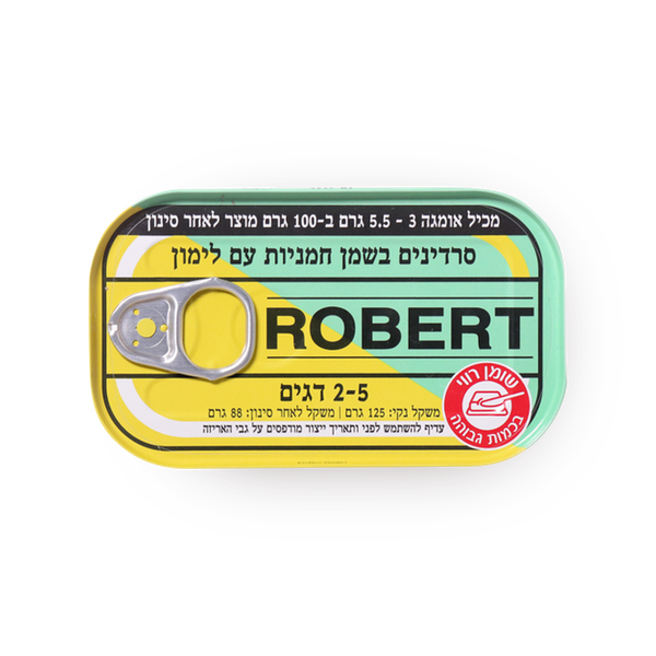 Robert Sardines in sunflower oil with lemon