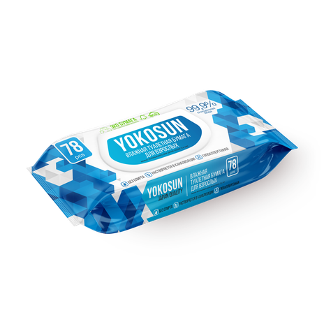 Влажная туалетная бумага YokoSun