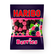 Haribo Raspberry-shaped wine candy
