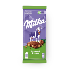 Шоколад Цельный фундук Milka