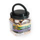 A snack in a popsicle jar wrapped in duck