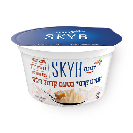 יוגורט דנונה סקיר קרמי בטעם קרמל מלוח