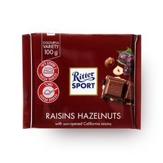 Ritter Sport Milk chocolate with raisins and nuts