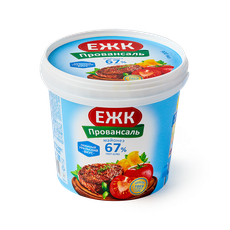 Майонез Провансаль «Ежк» 67%, 900 мл — купить с доставкой из Яндекс Лавки