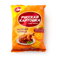Чипсы «Русская картошка» Жареная курица, 80 г — купить с доставкой из ...
