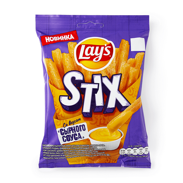 Чипсы Lay's Stix сырный соус