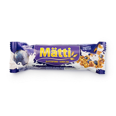 Батончик-мюсли Matti черника и йогурт, 24 г — купить с доставкой из ...