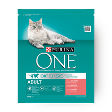 Purina ONE Salmon flavored adult cats food