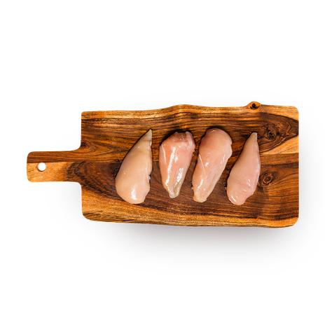 Natural chicken breast tray