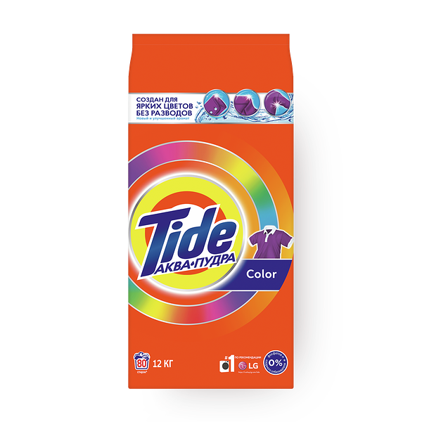 Стиральный порошок Tide Аква пудра Color