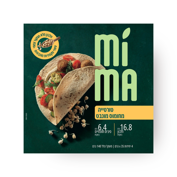 Mima tortilla sprouted chickpeas