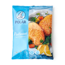 Котлеты из тресковых пород Polar в панировке замороженные, 425 г ...