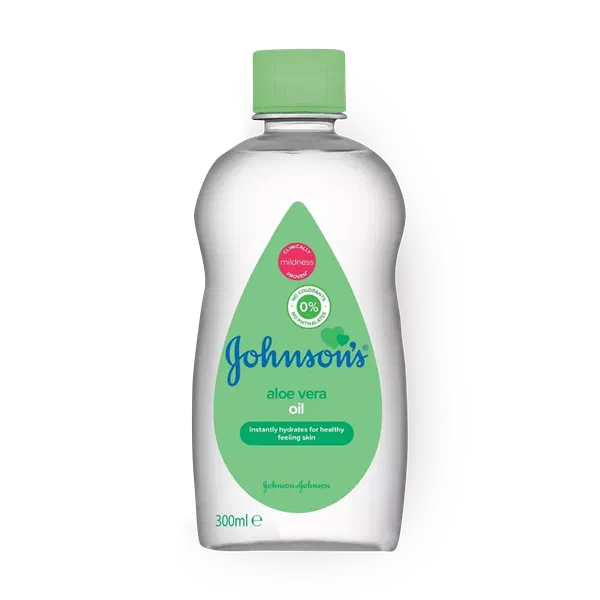 Масло массажное детское Johnson's с алое