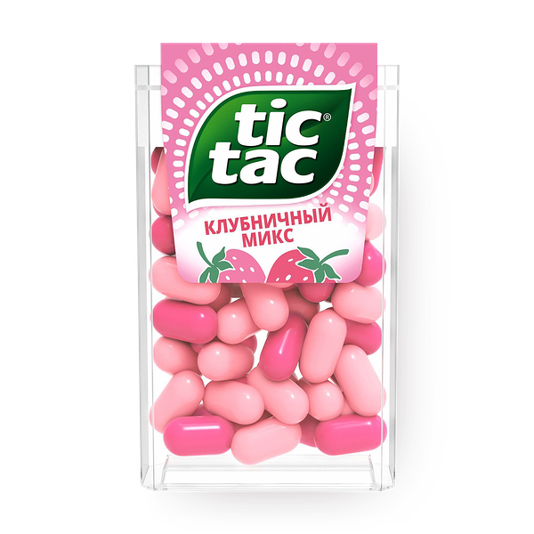 Драже Tic Tac клубничный микс