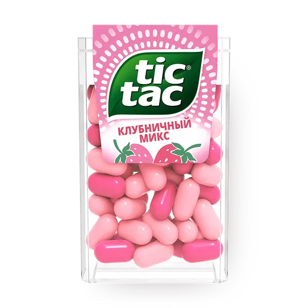 Драже Tic Tac клубничный микс