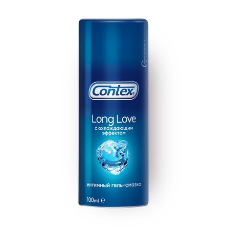 Интимный гель-смазка Contex Long Love с охлаждающим эффектом