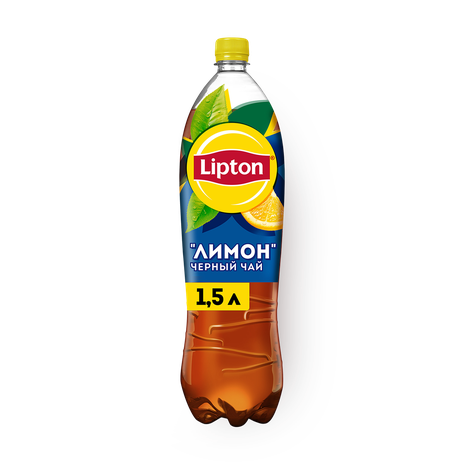 Чай холодный чёрный Lipton лимон