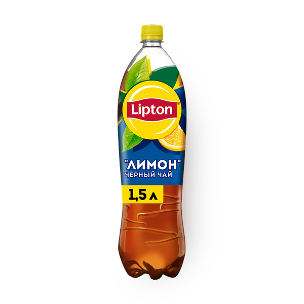 Чай холодный чёрный Lipton лимон