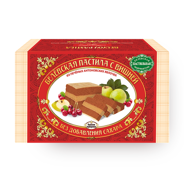 Белёвская пастила с вишней «Белёвская пастильная мануфактура» без добавления сахара