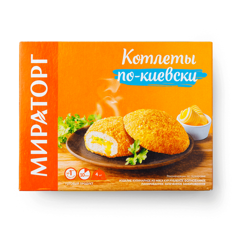 Котлеты по-киевски «Мираторг» замороженные 360 г — купить в Нижнем ...