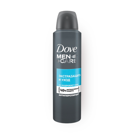 Дезодорант-антиперспирант Dove Men Экстразащита и уход спрей
