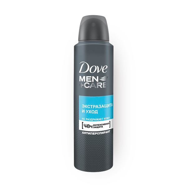 Дезодорант-антиперспирант Dove Men Экстразащита и уход спрей