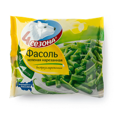 Фасоль зелёная «4 сезона» резаная замороженная, 400 г — купить с ...