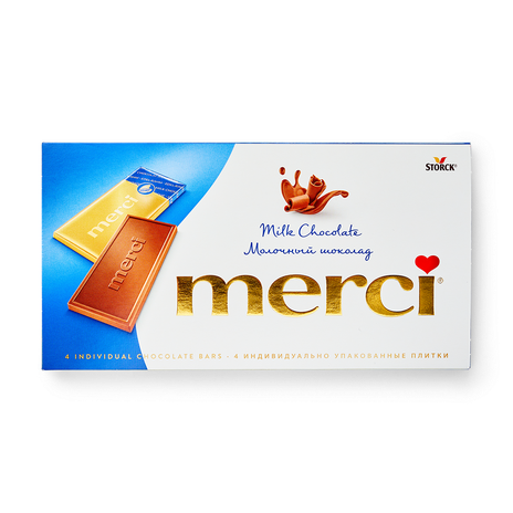 Шоколад молочный Merci