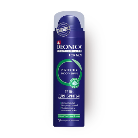 Гель для бритья Deonica Men для чувствительной кожи