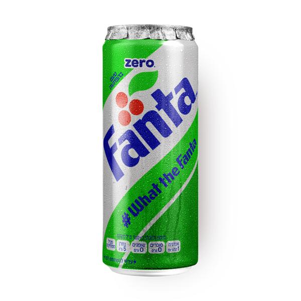 Fanta ZERO green can