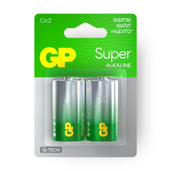 Батарейки GP Super C алкалиновые
