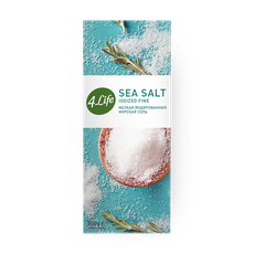 Соль морская йодиро­ванная 4Life мелкая