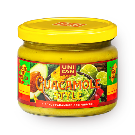 Соус гуакамоле Guacamole Style Uni Dan для чипсов