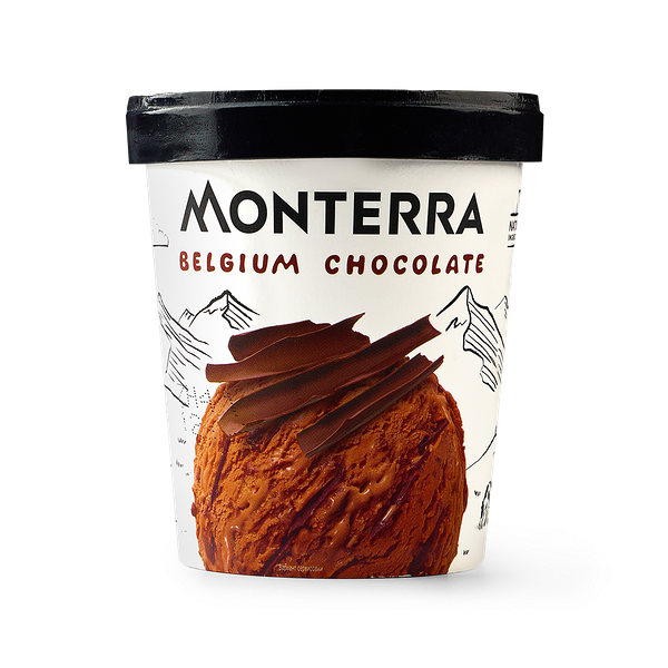 Мороже­ное Monterra бельгий­ский шоколад