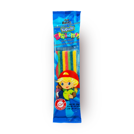 Yogueta Sour stripes mixed flavor candies