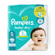 Pampers baby Dry diapers Newborn size 5