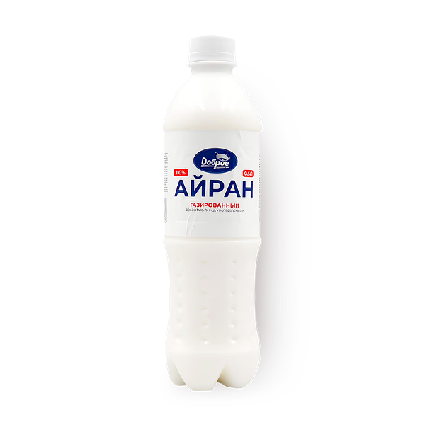 Айран 1% «Доброе деревенское утро» газированный