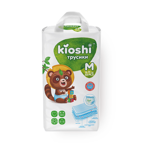 Подгузники-трусики Kioshi M 6-11 кг