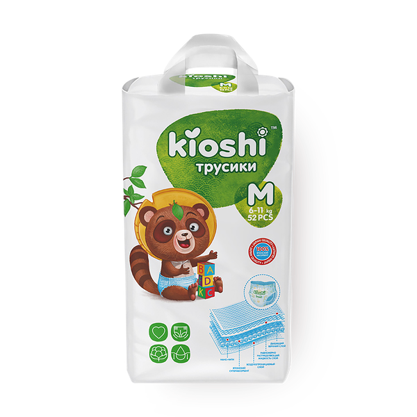 Подгузники-трусики Kioshi M 6-11 кг