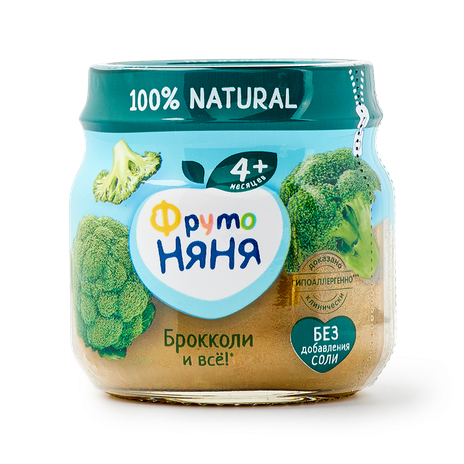 Пюре «ФрутоНяня» брокколи с 4 месяцев