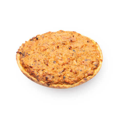 Onion sweet potato quiche