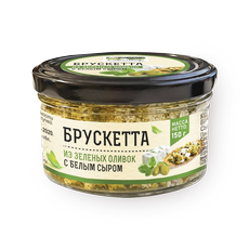 Брускетта из оливок Халкидики с белым сыром Olivateca