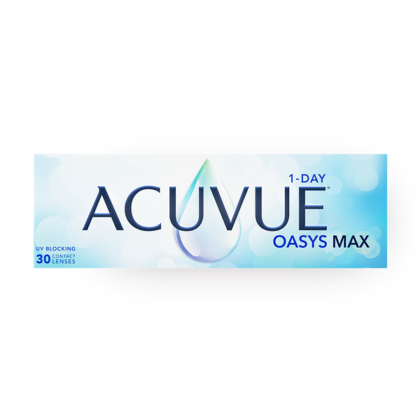 Контактные линзы Acuvue Oasys Max 1-day, R 8,5, D -2,25