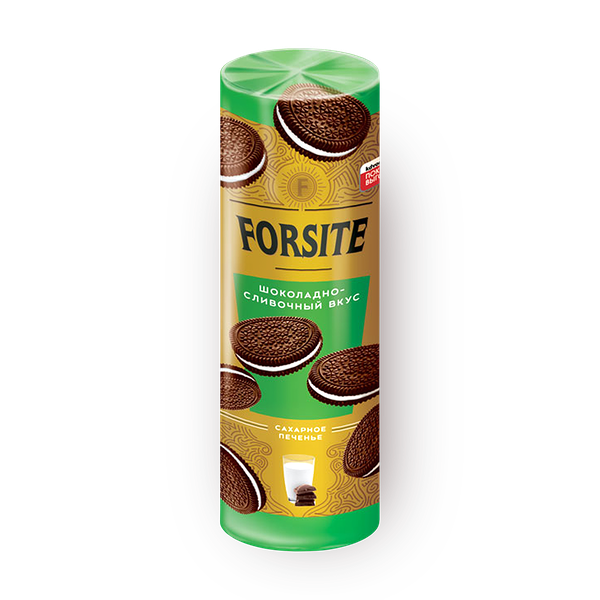 Печенье сахарное шоколадно-сливочное Forsite