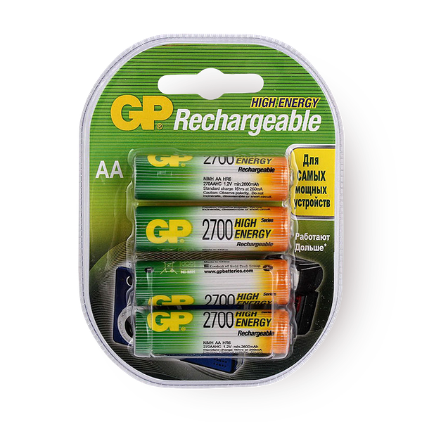 Аккумуляторы GP 2700 мАч AA